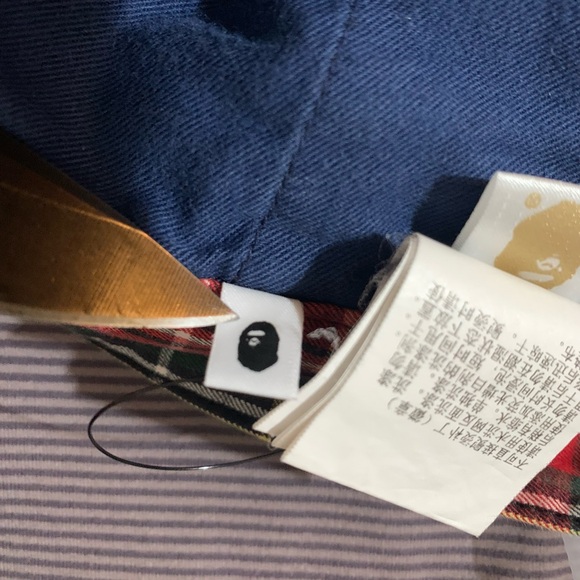 Men’s bape plaid Shorts size Large - Picture 5 of 10